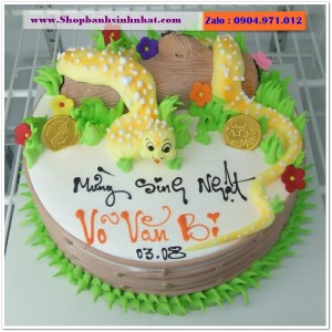 Bánh Sinh Nhật Con Rắn Tuổi Tỵ - R07